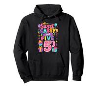 Sweet Sassy and Five 5th Birthday Girl Princess Kids Party Sweat à Capuche