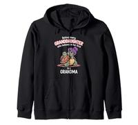 Sweet Saying Petite-Fille Turtle Family Grandma pour Femmes et Hommes Sweat à Capuche