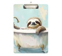Sweet Sloth Baignoire vintage XL presse-papiers imperméable pour entraîneurs de volleyball et baseball, taille 9 x 12