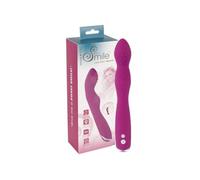 SOURIRE - vibromasseur flexible pour point A et point G (rose)