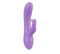 Sweet Smile Flexible Rabbit Vibrateur Metallic Purple 18,3 cm
