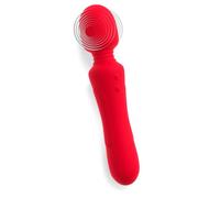 Sweet Smile Powerful Vibrating Wand Silicone 10 Modes USB-C Waterproof | Tête de massage douce au toucher, 5 cm, soyeuse, 10 modes silencieux, massage corporel et intime, étanche, rechargeable
