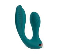 Couples Choice - vibromasseur mains libres pour couples - silicone turquoise