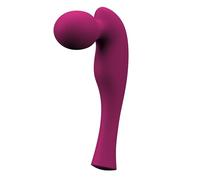 SMILE - Wand massant vibrant rechargeable - silicone rose