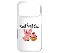 Sweet Snout Club Porcinet Mignon avec Un Cupcake au Chocolat Coque pour iPhone 17 Pro