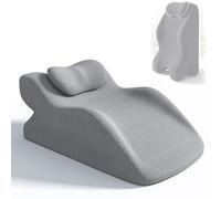 Sweet Spot Pillow Couples, Coussin En Cale 27° Positionnement, Oreiller Soutien Mousse À Mémoire Avec Appui-Tête Pour Un Confort Optimal En Position Assise Ou Allongée, Light gray A -60x36x24cm