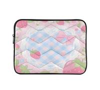 Sweet Strawberry Frame Housse imperméable pour ordinateur portable 14-16" rembourrée matelassée