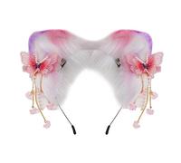 Sweet Students Serre-tête unisexe pour prendre des photos avec oreilles de chaton/papillon