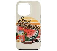 Sweet Summer Time Watermelon Graphic Style rétro Coque pour iPhone 13 Pro
