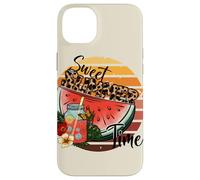 Sweet Summer Time Watermelon Graphic Style rétro Coque pour iPhone 14 Plus