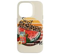 Sweet Summer Time Watermelon Graphic Style rétro Coque pour iPhone 14 Pro