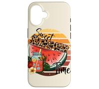 Sweet Summer Time Watermelon Graphic Style rétro Coque pour iPhone 16