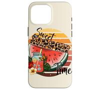 Sweet Summer Time Watermelon Graphic Style rétro Coque pour iPhone 16 Pro Max