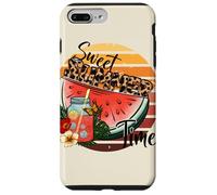 Sweet Summer Time Watermelon Graphic Style rétro Coque pour iPhone 7 Plus/8 Plus