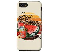 Sweet Summer Time Watermelon Graphic Style rétro Coque pour iPhone SE (2020) / 7/8