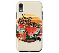 Sweet Summer Time Watermelon Graphic Style rétro Coque pour iPhone XR