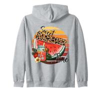 Sweet Summer Time Watermelon Graphic Style rétro Sweat à Capuche