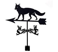Sweet taize Girouette, Girouette Renard dans Jardin et Extérieur Girouette Métallique Montage sur Toit Jardin Décoration De Jardin Girouette Girouette Indiquant La Direction du Vent