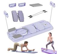 Sweet taize Machine Pilates Reformer, Combinaison Pilates Reformer Pliable, équipement Pilates Pliable pour Reformer, Endurance, étirements, équilibre, entraînement, Bleu