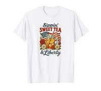 Sweet Tea and Liberty Southern Mason Jar Homme et Femme T-Shirt