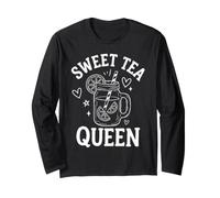 Sweet Tea Queen Buveur d'été du sud Manche Longue