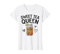 Sweet Tea Queen Southern Style Bocal à Boisson glacée T-Shirt