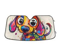 Sweet Teckel Protection solaire intérieure pliable pour véhicules Taille L