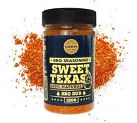 Sweet Texas BBQ Rub - Assaisonnement BBQ 100% Naturel - Mélange BBQ Sucré avec une Touche Texane Authentique pour des Grillades Savoureuses - Grand Pot (220g)