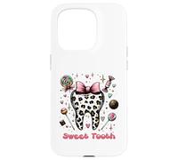 Sweet Tooth Assistant Dentaire Motif léopard Coque pour iPhone 15 Pro