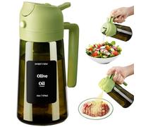 SWEET VIEW Vaporisateur à Huile et Distributeur d Huile - 470 ml en verre résistant à la lumière pour cuisine, friteuse à air, cuisine, salade et barbecue