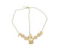 Sweet Wedding Headpiece Bridal Head Chain Hair Jewelry for Women Rhinestone Forehead Headband Accessories pour les occasions spéciales et les festivals(Gold 1)