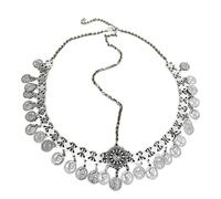 Sweet Wedding Headpiece Bridal Head Chain Hair Jewelry for Women Rhinestone Forehead Headband Accessories pour les occasions spéciales et les festivals(Silver 3)