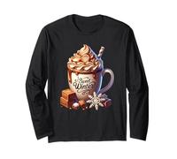 Sweet Winter Wonderland Decor for Women Toffee Hot Cocoa Manche Longue