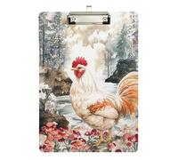 Sweet Yuanbao Chicken A River Presse-papiers Physical Therapy Hard Board for Legal Women Basketball Coaches Size 9 x 12