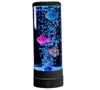 SWEETBIUTI Bubble Fish Lampe Couleur Changer la lampe de poisson USB Batterie de nuit légère freak tenan créative créative création lamer safficative pissoir lampe à télécommande aquarium lampe black