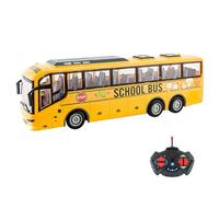 SWEETBIUTI Bus de Jouets, 12.4x3.2x4, 5 Pouces de Bus sans Fil électrique Jouet 1:30 échelle réaliste simulateur Tourisme Fun télécommande Cadeau créatif pour garçons Filles, Pas Batterie.