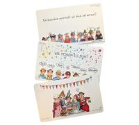 Sweetdesign Lot de 3 planches à petit-déjeuner avec motifs de Barbara Freundlieb, planche à découper, fou, env. 14,8 x 23,4 cm