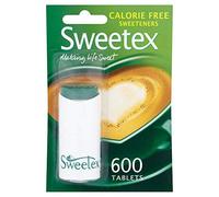 Sweetex Lot de 4 comprimés édulcorants - 600 comprimés par paquet