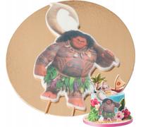 Sweetfanaberia | Décoration de gâteau Maui - 10,5 cm - Figure en sucre comestible - Fait à la main et unique en son genre