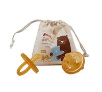 SWEETIE Lot de 2 tétines orthodontiques en caoutchouc naturel 6-12 mois