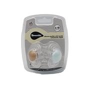 SWEETIE TRITAN Tétine orthopédique en silicone 2 pièces 6-18 mois (6-12 mois, marron et vert)