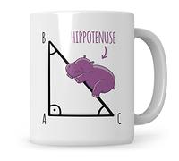 Sweetify Tasse de mathématiciens Tasse à café Hippoténuse Drôle Hypoténuse Géométrie Mathématiciens Enseignant Mathématiques Cadeau Chambre d'enseignant Set Pythagore