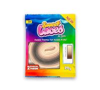 SweetLaces Originals - 2 Lacets Plats 105 cm Mocaccino - Couleur en Dégradé - Pour Sneakers, Basket, Air Jordan, Campus 00s - Lavables en Machine - Designés en France - Marron/Crème