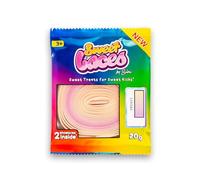 SweetLaces Originals - 2 Lacets Plats 145 cm Lovers Couleur en Dégradé - Pour Sneakers, Basket, Air Jordan, Campus 00s - Lavables en Machine - Designés en France - Rose/Crème