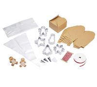 SWEETLY DOES IT KitchenCraft Ultimate Christmas Cookie Cutter Set with Sweet Bags, Gift Boxes, Piping Bags and Nozzles in Presentation Box, 39 Pieces