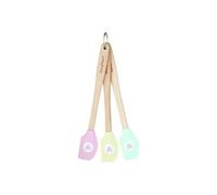 Kitchen Craft Mini-spatules de pâtisserie SWEETLY DOES IT en silicone - Lot de 3
