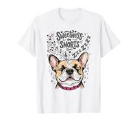 Sweetness in Snorts Bouledogue français ronflement Chien endormi T-Shirt Graphique avec Valeur