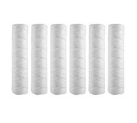 Sweetness Lot de 6 cartouches filtrantes universelles pour sédiments et sédiments domestiques, 10 microns
