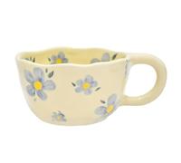 Sweetness Tasse en céramique florale élégante, tasse à café avec décorations florales, 250 ml, vaisselle à boire de pour la décoration de , , C