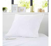 SweetNight - Lot de 2 protège oreillers 100% Coton Anti-rétrécissement absorbants Silencieux et Respirants 50x70 cm - - Blanc